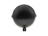 Headlight round 130mm Maxi black with chrome GUIA with grill thumb extra