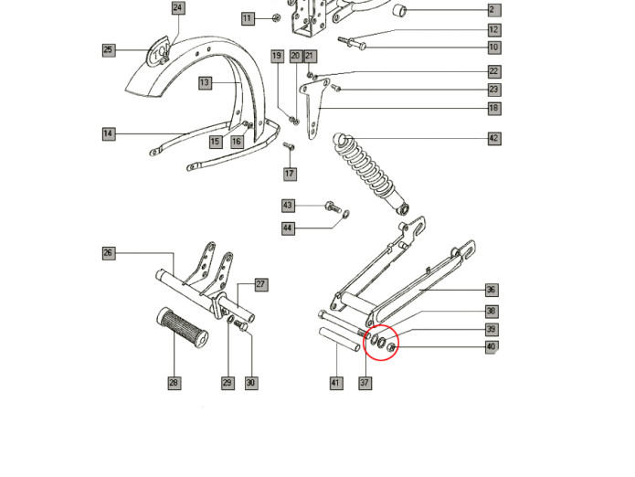 Sternsperre unterlegscheibe 12mm
