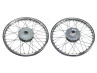 16 inch velg 16x1.40 spaakwiel chroom Tomos A35 set thumb extra