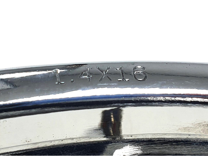 16 inch velg 16x1.40 spaakwiel chroom Tomos A35 set product