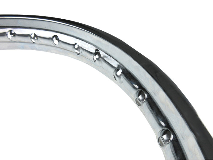 16 inch velg 16x1.40 spaakwiel chroom Tomos A3 / A35