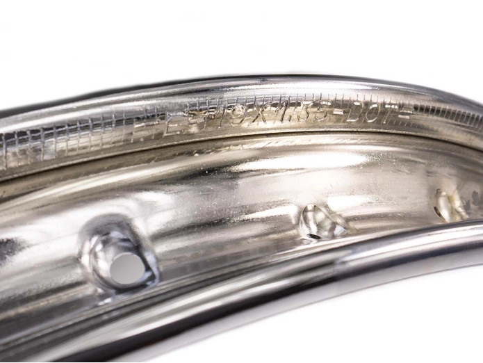 19 rim inch spoke wheel chrome Italcerchio Tomos 2L 3L