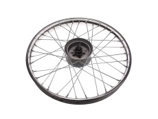 19 inch velg spaakwiel Tomos 2L / 3L achterwiel chroom A-kwaliteit