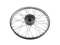 19 inch velg spaakwiel Tomos 2L / 3L voorwiel chroom A-kwaliteit