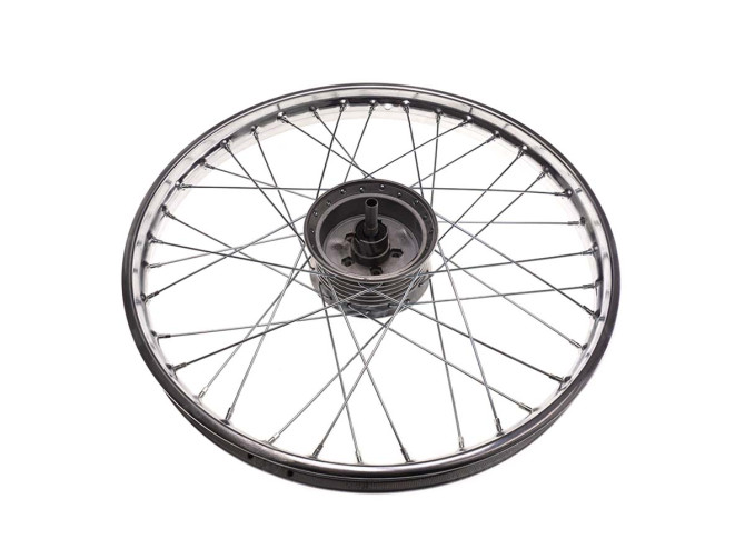 19 inch velg achter spaakwiel Tomos 2L 3L chroom A-kwaliteit main