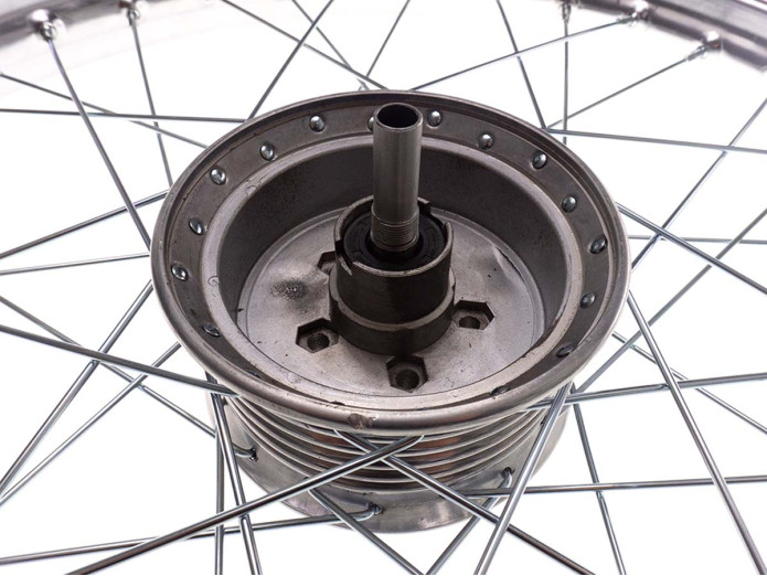 19 inch velg spaakwiel voor Tomos 2L / 3L chroom A-kwaliteit