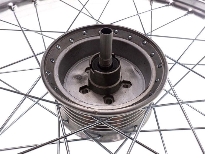 19 inch velg spaakwiel voor Tomos 2L / 3L chroom A-kwaliteit