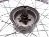 19 inch rear rim spoke wheel Tomos 2L / 3L chrome A-quality