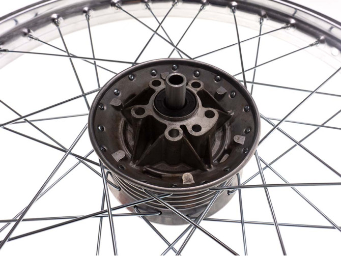19 inch velg achter spaakwiel Tomos 2L 3L chroom A-kwaliteit product