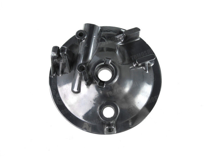 Brake anchor plate Tomos 2L / 3L front polished aluminium  main