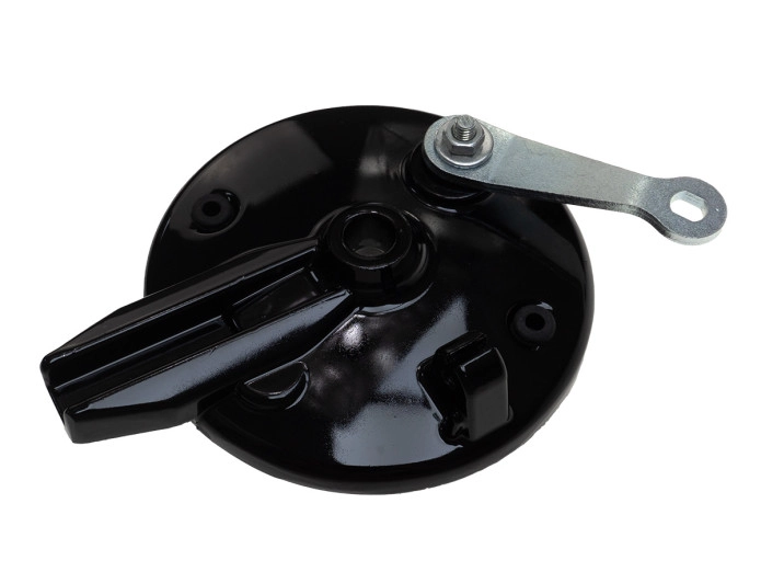 Bremsankerplatte Tomos A35 120mm Hinten black für 105mm Backen