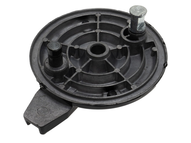 Brake anchor plate Tomos A35 120mm front black for 105mm shoes product