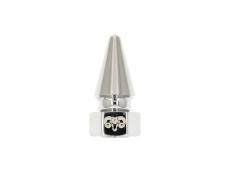 Nut M11x1 for 11mm wheel axle spike model Polished stainless steel 66Heroes