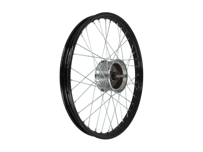 19 Zoll Felge  19x1.20 Speichenrad Schwarz / Verzinkt Satz Tomos 2L / 3L A-Qualität