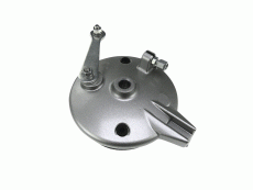 Brake torque plate Tomos A35 / various models 120mm front 12mm silver complete 