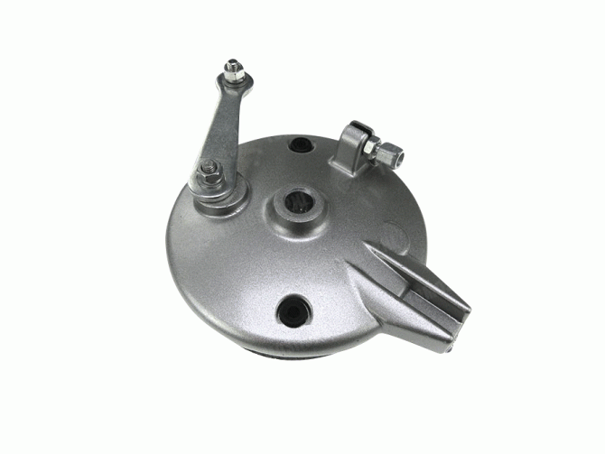 Remankerplaat Tomos A35 / verschillende modellen 120mm voor 12mm zilver compleet  thumb