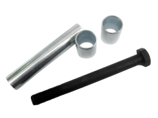 Swingarm axle Tomos A3 / A35 / various models set with bus replica