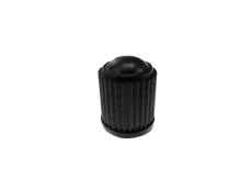 Ventilkappen PVC Schwarz