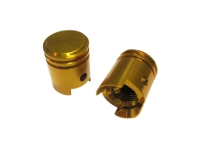 Valve caps piston gold