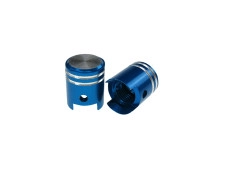 Valve caps piston blue