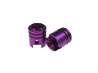 Valve caps set piston purple