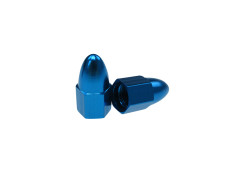 Ventieldoppen set spike blauw