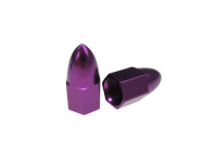 Valve caps set spike purple