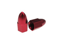 Valve caps spike red