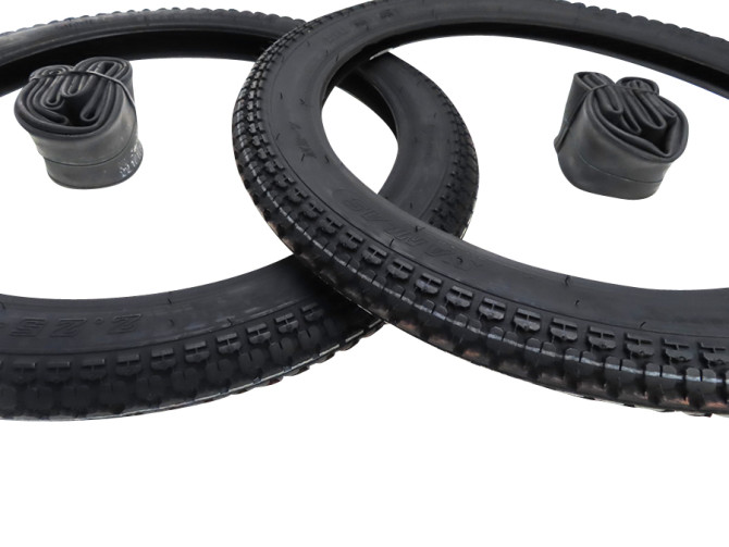 16 inch 2.25x16 Anlas NR-7 all weather tire set Tomos A3 A35 product
