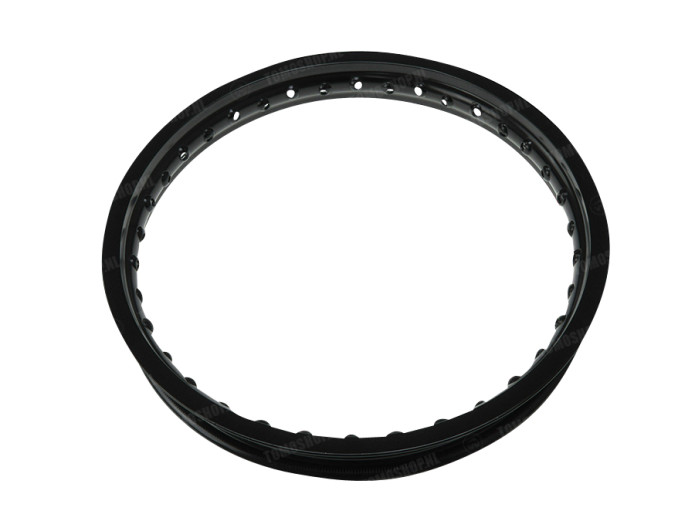 16 inch rim 16x1.60 spoke wheel black alloy 
