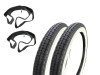 16 inch 2.25x16 Kenda K252 white wall tire set Tomos A3 A35 thumb extra