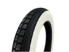 12 inch 3.00x12 Continental LB62WW white wall tire Tomos Pack'R