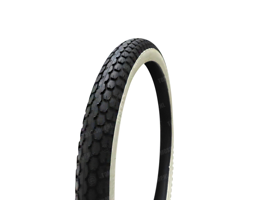 19 inch 2.00x19 Continental KKS10WW white wall tire Tomos 2L / 3L  main