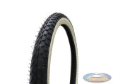 19 inch 2.25x19 Continental KKS10WW white wall tire Tomos 2L / 3L 
