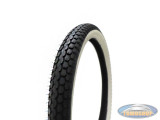 19 inch 2.50x19 Continental KKS10WW white wall tire Tomos 2L / 3L 