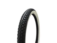 19 inch 2.50x19 Continental KKS10WW white wall tire Tomos 2L / 3L 