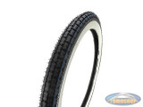 19 inch 2.25x19 Kenda K252 white wall tire with street profile!