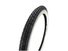 19 Zoll 2.25x19 Kenda K252 Weisswand Reifen mit Straßenprofi Tomos 2L / 3L