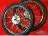 Spoke kit 155mm Tomos A3 / A35 for 16 inch wheels chrome universal thumb extra