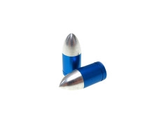 Ventilkappen Satz Bullit Blau