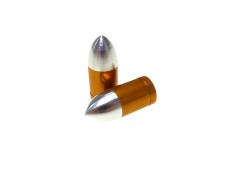 Ventieldoppen set Bullit goud