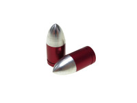 Valve caps set Bullit red