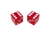 Valve caps set dice red