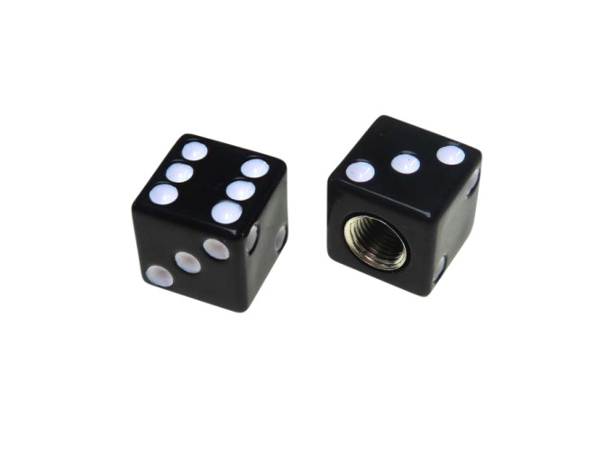 Valve caps set dice black product