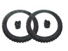 16 inch 2.50x16 Duro HF311 cross tires + tubes set Tomos A3 / A35 thumb extra