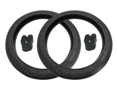 16 inch 2.50x16 Sava / Mitas B8 tires with inner tube set