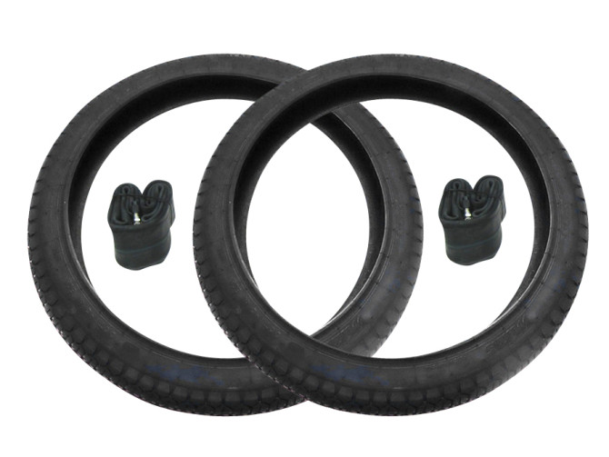 16 inch 2.50x16 Sava / Mitas B8 tires with inner tube set product