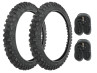 Tomos A3 / A35 2.50x16 Duro HF311 cross tires set thumb extra