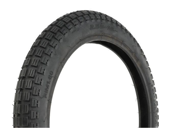 16 inch 2.50x16 IFA tires studded street / cross set Tomos A3 / A35 product