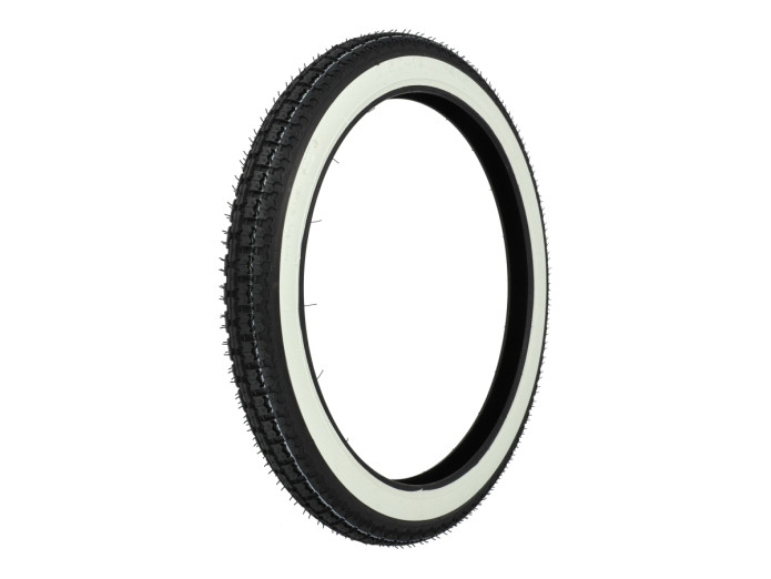 19 inch Kenda K252 white wall tire street Tomos 2L / 3L